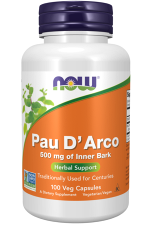Now Pau D Arco 500mg Caps 100's